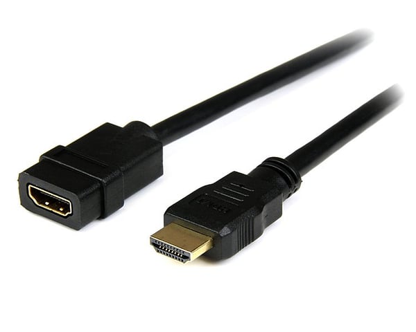 StarTech.com HDEXT2M HDMI-kaapeli 2 m HDMI-tyyppi A (vakio) Musta