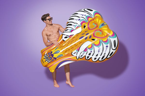 Bestway 43491 pool- och badmadrass Multifärg Mönstrad Vinyl Flytande ö