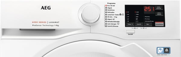 AEG L6FBI947P vaskemaskine Front-læsning 9 kg 1351 rpm Hvid