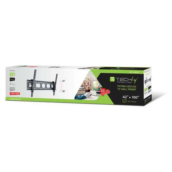 Techly ICA-PLB 622 2,54 m (100") Sort