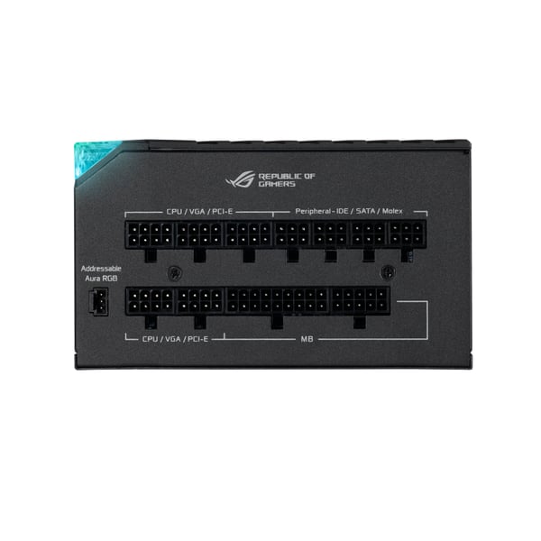 ASUS ROG THOR 850W Platinum II enhed til strømforsyning 20+4 pin ATX Sort, Blå, Grå