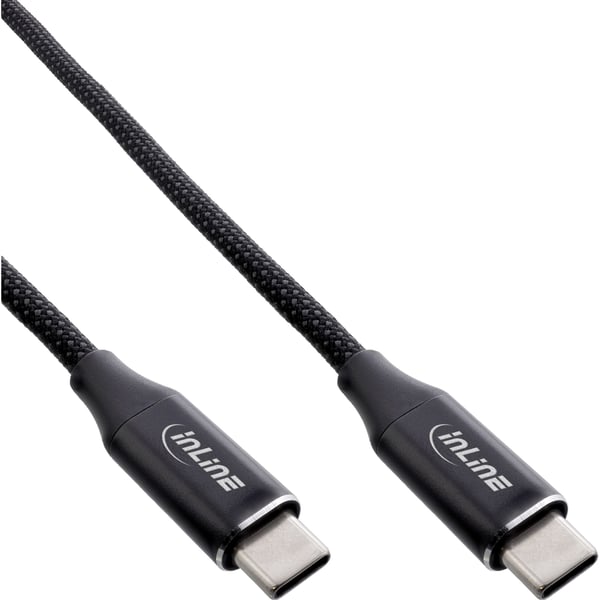 InLine 35882 USB-kablar USB 2.0 2 m USB C 0,48 Gbit/s 100 W Svart