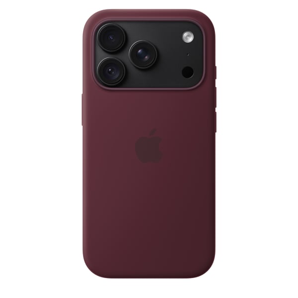Apple Silikone-etui med MagSafe til iPhone 18 Pro – bordeaux