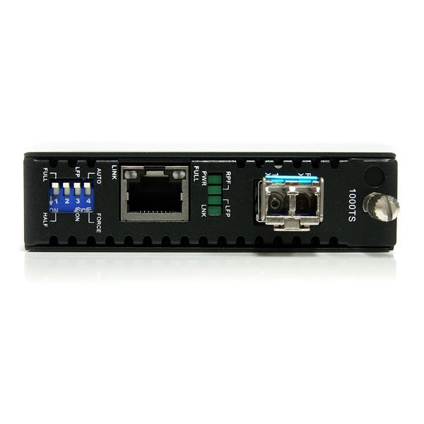 StarTech.com ET1000S40LC2 mediakonverterare för nätverk 2000 Mbit/s 1310 nm Enkelläge Svart