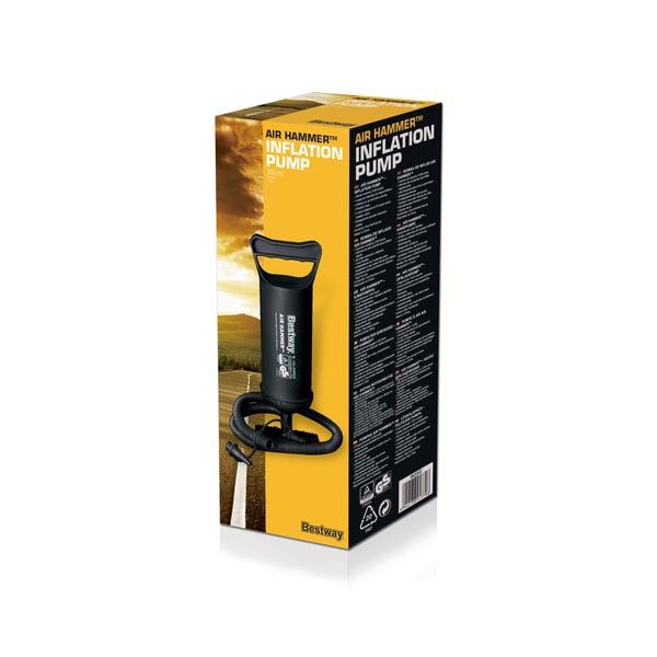 Bestway 62002 håndholdt luftpumpe Sort Gulv luftpumpe