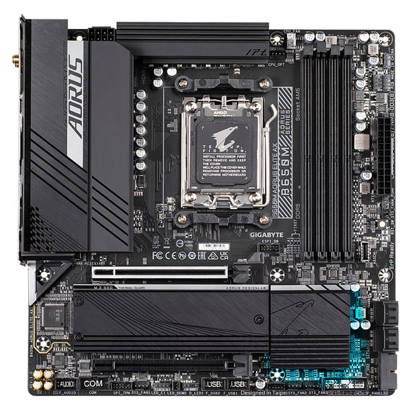 Gigabyte B650M AORUS ELITE AX - emolevy - micro ATX - kanta AM5 - AMD B650
