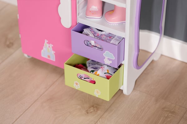 BABY born Rainbow Wardrobe Dukke garderobe