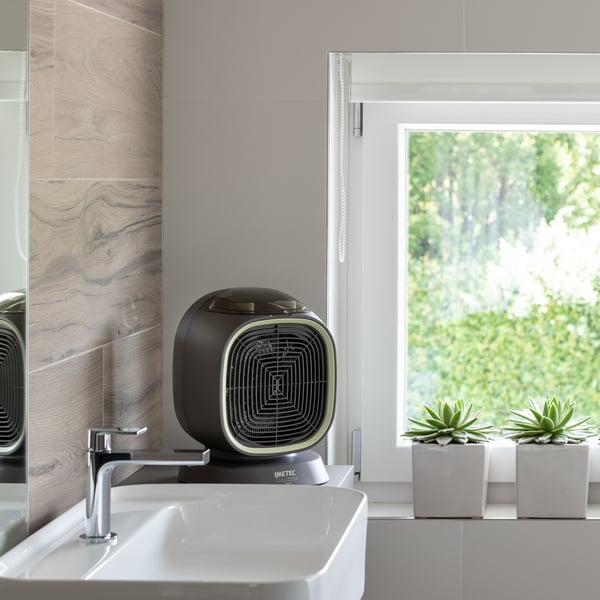 Imetec Silent Power Eco inomhus Grön, Grå 2100 W Elektrisk värmefläkt