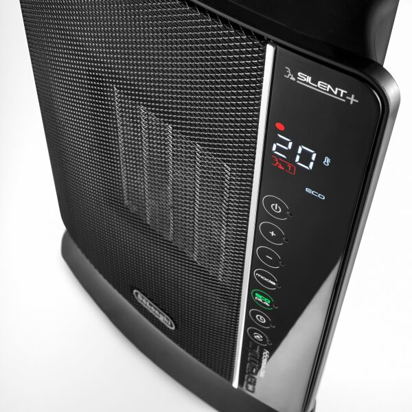 De’Longhi DCH7993ER.BC varmeapparat Indendørs Sort 2400 W Blæser med elektrisk områdevarmer