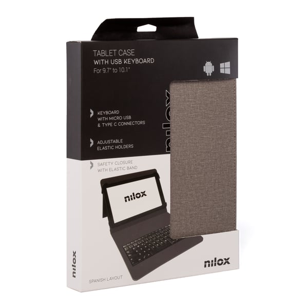 Nilox NXFU004 iPad-fodral 26,7 cm (10.5") Hölster Beige
