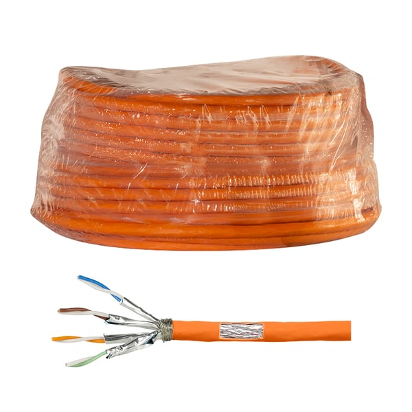 LogiLink CPV0058 nätverkskablar Orange 25 m Cat7 S/FTP (S-STP) Rund