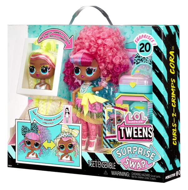 L.O.L. Surprise! L.O.L. Surprise Tweens Surprise Swap Fashion Doll- Curls-2- Crimps Cora