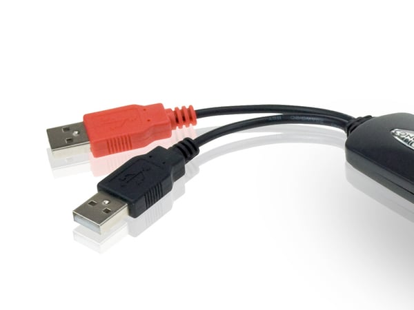 Conceptronic CFLEXHUB gränssnittshubbar Svart, Röd
