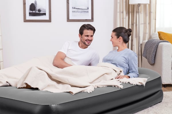 Bestway 67403 / 23 luftmadrass Dubbelmadrass Grå Unisex