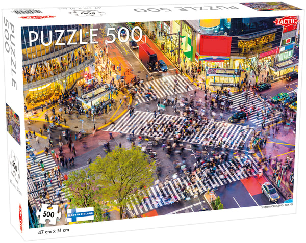 Tactic Shibuya Crossing, Tokyo 500 pcs Puslespil 500 stk By