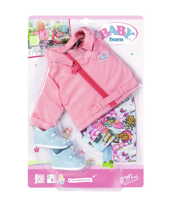 BABY born City Deluxe Scooter Outfit Dockkläduppsättning