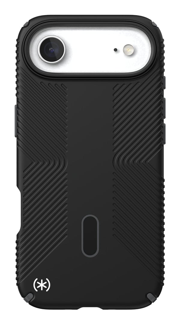Speck Presidio2 Grip ClickLock & MagSafe - iPhone Air Cover (Sort / Skifergrå / Hvid)