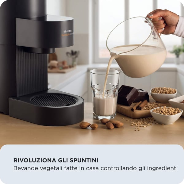 Ariete My Veggie Drink 1,5 L 1200 W Harmaa, Musta
