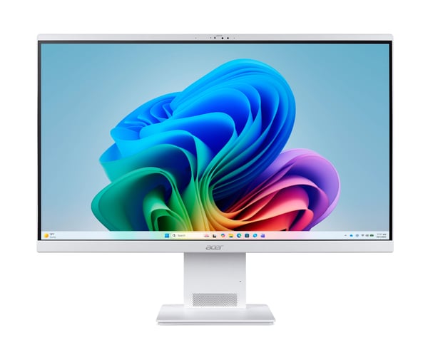 Acer Aspire S27B-UGLNL Copilot+ PC Intel Core Ultra 5 226V 68,6 cm (27") 1920 x 1080 pikseliä All-in-one PC 16 GB DDR5-SDRAM 1 TB SSD Windows 11 Home Wi-Fi 7 (802.11be) Valkoinen