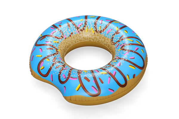 Bestway 36118 / 24 pool- och badmadrass Multifärg Mönstrad PVC Simring
