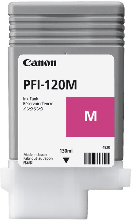 Canon PFI-120M mustekasetti 1 kpl Alkuperäinen Magenta