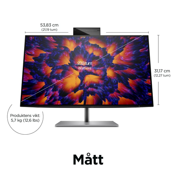 HP Z24mG3 QHD-konferensbildskärm