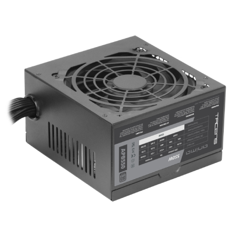 Tacens APB550B enhed til strømforsyning 550 W 20+4 pin ATX ATX Sort