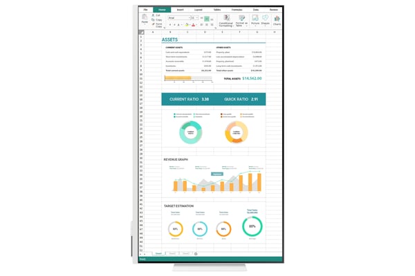 Samsung M80D platta pc-skärmar 81,3 cm (32") 3840 x 2160 pixlar 4K Ultra HD LED Vit