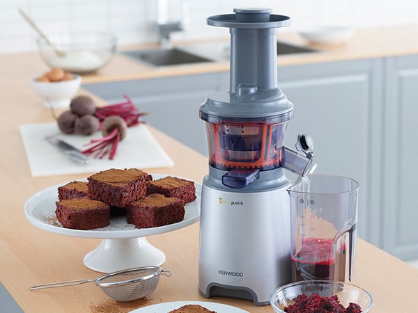 Kenwood PureJuice JMP601SI Hidas mehulinko 150 W Harmaa, Läpikuultava, Valkoinen