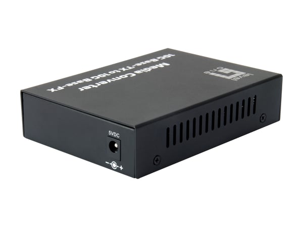 LevelOne GVT-0500 netværksomformer til medie 10000 Mbit/s Sort
