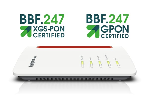 Box FRITZ! 5530 Fiber AON trådløs router Gigabit Ethernet Dual-band (2,4 GHz / 5 GHz) Hvid