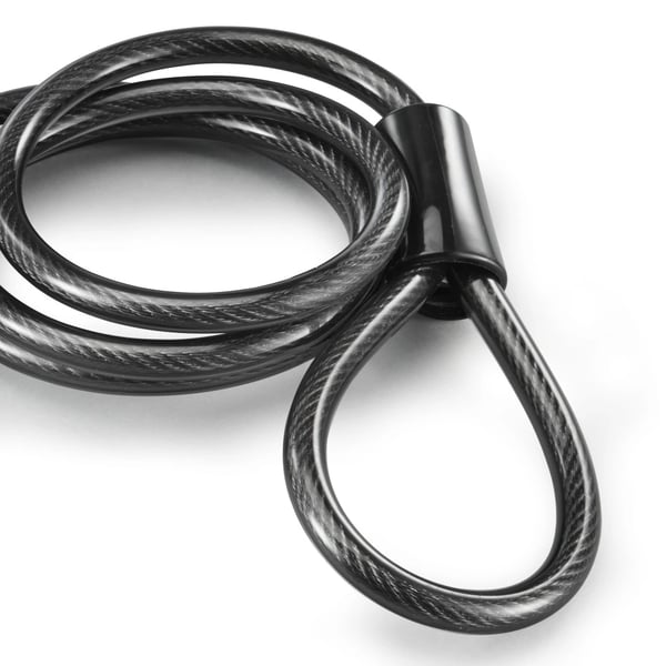 Hama 00178159 pyörän lukko Musta 1200 mm Vaijerilukko