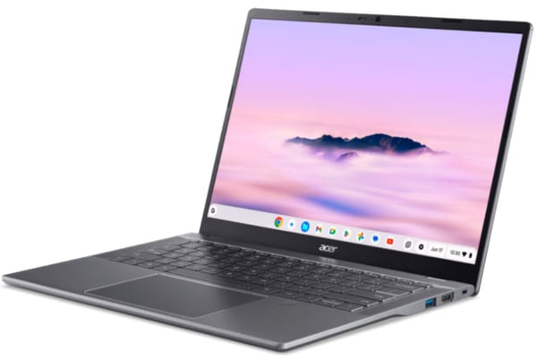 Acer Chromebook CBE594-2T-TCO-37HW Intel Core 3 100U 35,6 cm (14") Berøringsskærm WUXGA 8 GB LPDDR5x-SDRAM 256 GB SSD Wi-Fi 7 (802.11be) ChromeOS Grå QWERTZ Tysk