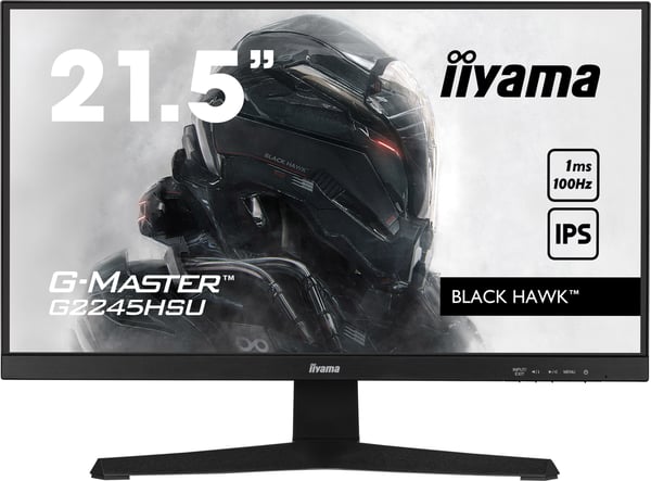 iiyama G-MASTER G2245HSU-B2 tietokoneen litteä näyttö 54,6 cm (21.5") 1920 x 1080 pikseliä Full HD LED Musta