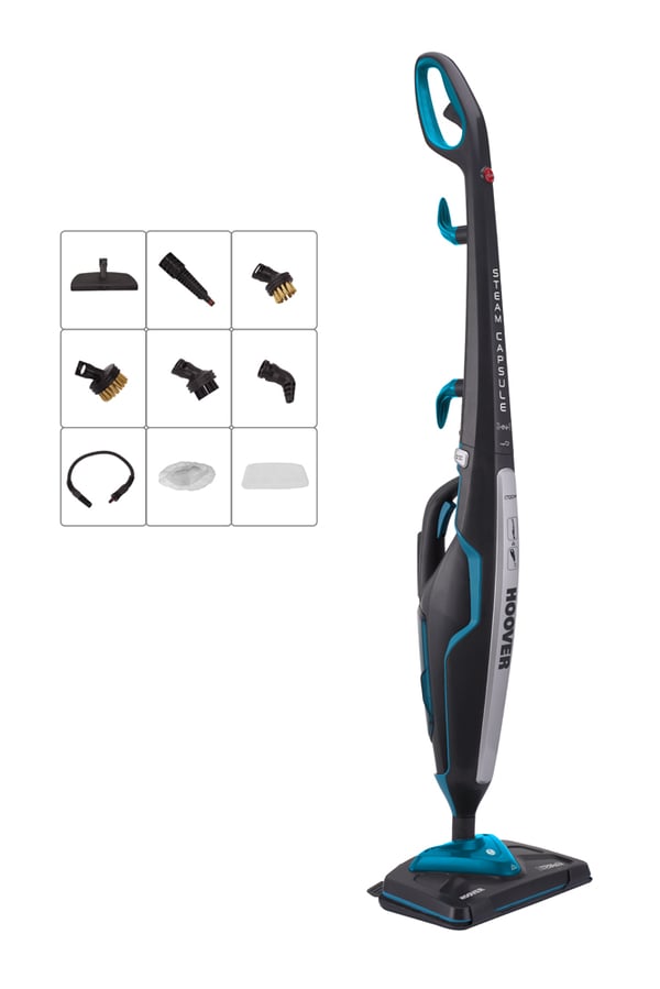 Hoover Steam Capsule 2in1 CA2IN1D 011 Ångmopp 0,35 l 1700 W Blå, Grön