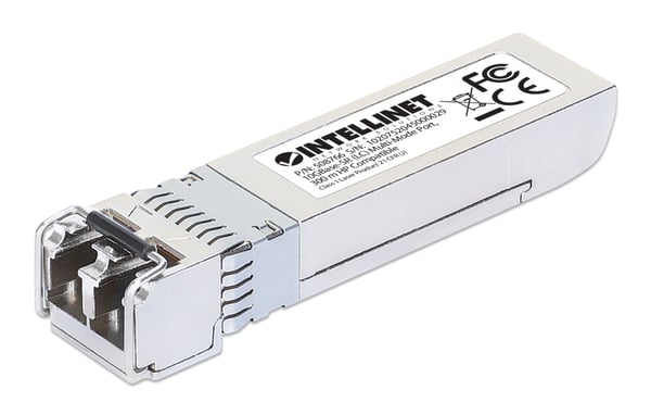 Intellinet 508766 lähetin-vastaanotinmoduuli Valokuitu 10000 Mbit/s SFP+ 850 nm Intellinet 508766 lähetin-vastaanotinmoduuli Valokuitu 10000 Mbit/s SFP+ 850 nm