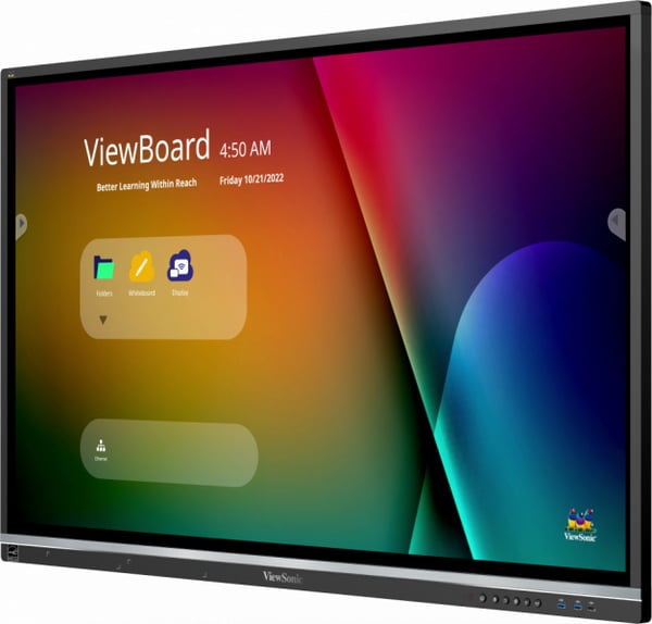 Viewsonic IFP5550-5 interaktiv whiteboard 139,7 cm (55") 3840 x 2160 pixlar Pekskärm Svart HDMI