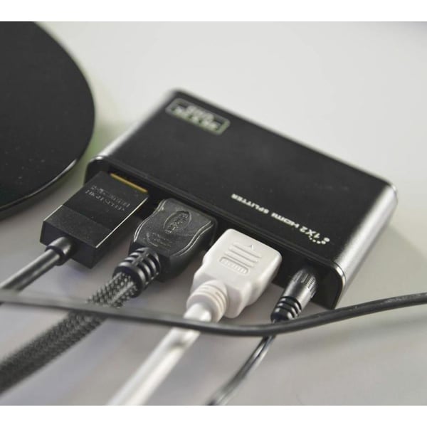 Techly IDATA HDMI2-4K2 bilddelare HDMI 2x HDMI