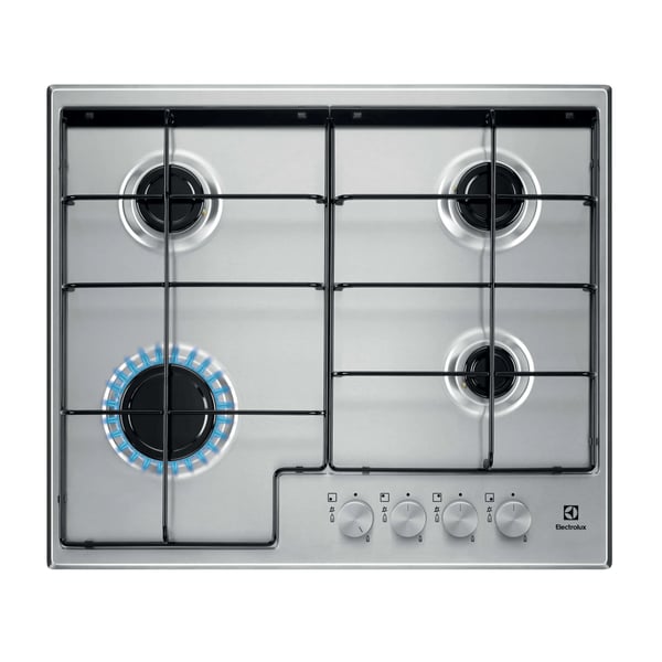Electrolux EGS6424X Rustfrit stål Indbygget 60 cm Gaskomfur 4 zone(s)