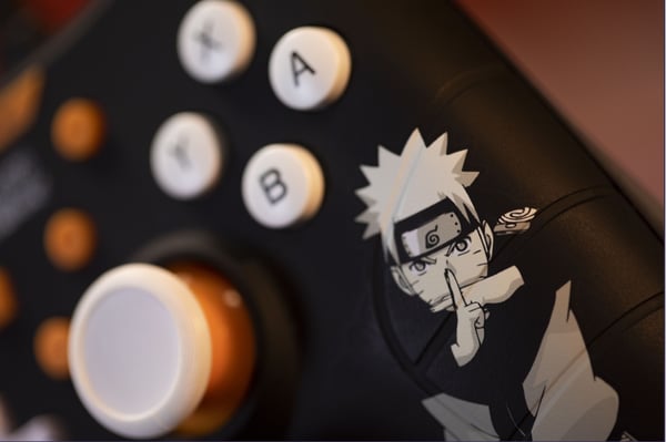 Konix Naruto 80381116686 spil-controller Sort USB Gamepad Nintendo Switch, PC