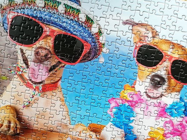 Tactic Holiday Hounds 500 pcs Kuviopalapeli 500 kpl Eläimet
