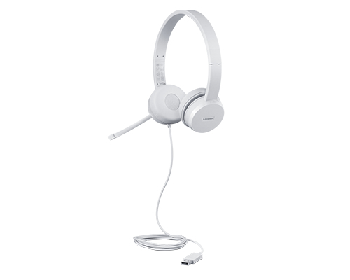 Lenovo GXD1E71385 hörlur och headset Kabel Handled Samtal/musik USB Type-A Grå