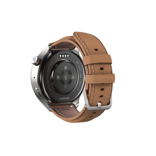 Motorola moto watch ultra 3,81 cm (1.5") P-OLED 46 mm Digital 466 x 466 pixel Berøringsskærm 4G Rustfrit stål Wi-Fi GPS (satellit)