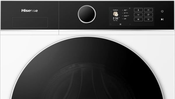 Hisense WF5I9043BWFS tvättmaskin Frontmatad 9 kg 1400 RPM Vit