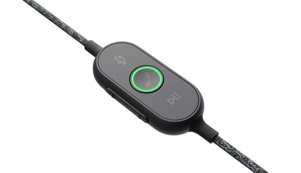 Logitech Zone Wired UC Headset Kabel Huvudband grafit