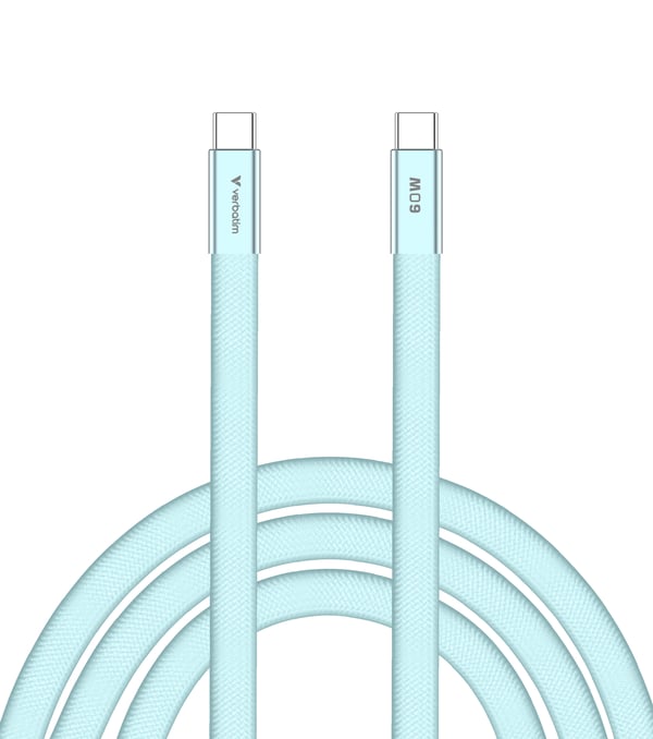 Verbatim 30273 USB-kabel USB 2.0 1,2 m USB C 0,48 Gbit/sek. 60 W Blå