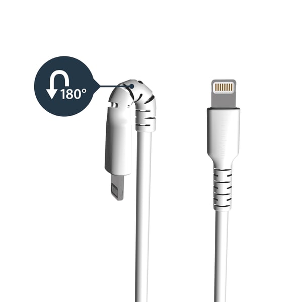 StarTech.com RUSBLTMM2M Lightning kabel 2 m Hvid