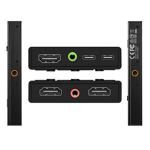 j5create JVA06-N Dubbelt HDMI™-videoinspelningskort
