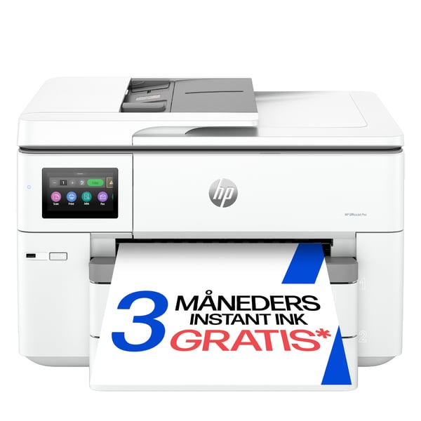 HP OfficeJet Pro 9730e Trådløst All-in-One Farve Printer, Instant Ink; 2-sidet printning
