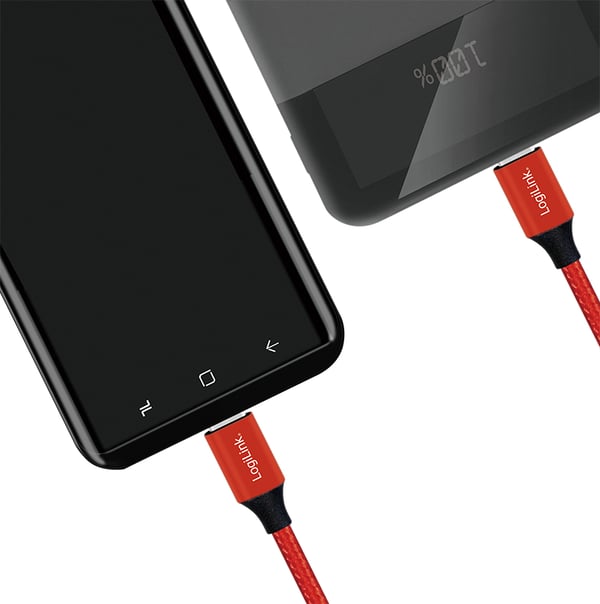 LogiLink CU0156 USB-kabel USB 2.0 1 m USB C Rød